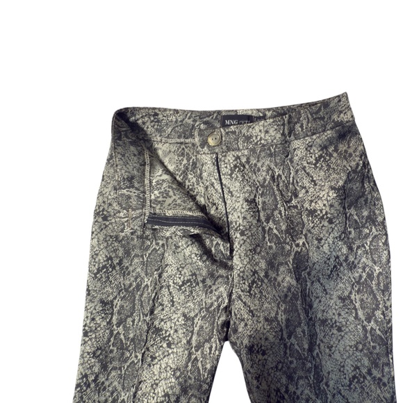 Mango Night Vibrant Snake Print Straight Women’s pants Size 4. - Picture 5 of 9